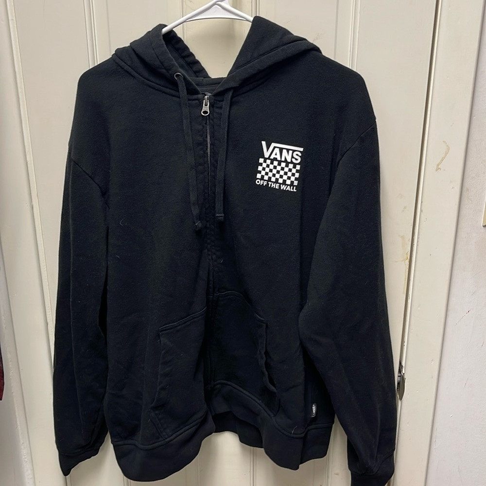 Vans zip up hoodie